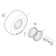 John Deere X126 - PC13344 - Wheel - ST800627