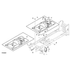 John Deere X126 - PC13344 - Engine Pan - ST902422