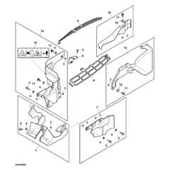 John Deere X126 - PC13344 - Shield Kit - ST902641