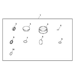 John Deere X127 - PC13998 - Seal Kit - ST1009979