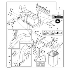 John Deere X127 - PC13998 - Material Collection - ST1015315