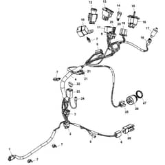John Deere X130R - PC10316 - Wiring Harness - ST247239