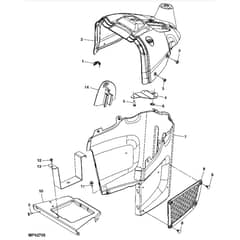 John Deere X130R - PC10316 - Pedestal - ST247260
