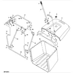 John Deere X130R - PC10316 - Mounting Bracket - ST247273