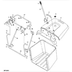 John Deere X130R - PC10316 - Grass Collector - ST247274