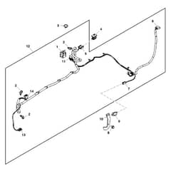 John Deere X135R - PC11760 - Wiring Harness - ST728435