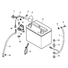 John Deere X135R - PC11760 - Battery - ST728438