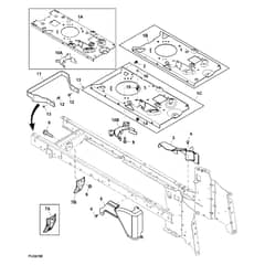 John Deere X135R - PC11760 - Frame - ST728479