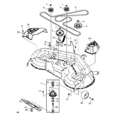 John Deere X140 - PC9638 - Mower Drive - ST245134