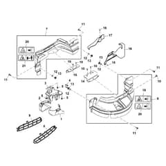 John Deere X145 - PC10450 - Eame Shielding - ST245849
