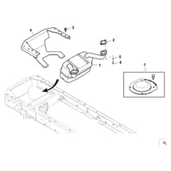 John Deere X146R - PC13347 - Muffler - ST902391