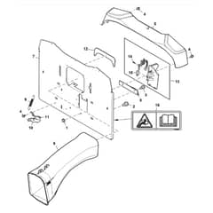 John Deere X147R - PC16001 - Chute - ST1014851