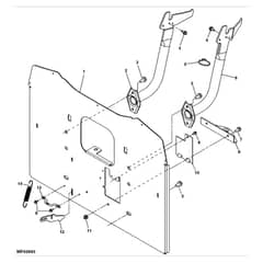 John Deere X155R - PC10452 - Mounting Brackets ( - 020000) - ST247286