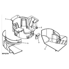John Deere X155R - PC10452 - Pto Shield - ST247298