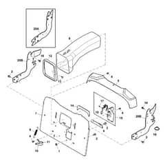 John Deere X155R - PC10452 - Chute (100001 - ) - ST800970