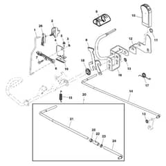 John Deere X165 - PC10451 - Forward ( - 020000) - ST244781