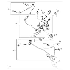 John Deere X166 - PC13345 - Wiring Harness - ST1042426