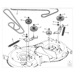 John Deere X166R - PC13348 - Belt Drive - ST903659