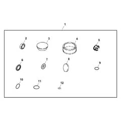 John Deere X166R - PC13348 - Seal Kit - ST903898