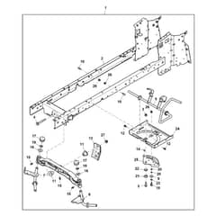 John Deere X166R - PC13348 - Frame Kit - ST949721