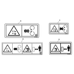 John Deere X167 - PC13999 - Labels - ST1015157
