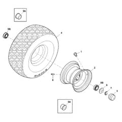 John Deere X167R - PC16002 - Wheels - ST1010033