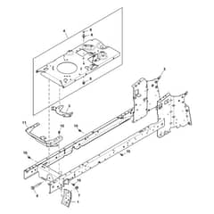 John Deere X167R - PC16002 - Frame - ST1010468