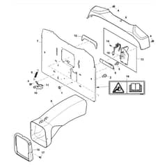 John Deere X167R - PC16002 - Chute - ST1014852