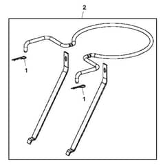 John Deere X300 - PC9519 - Bucket Holder - ST540984