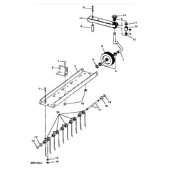 John Deere X300 - PC9519 - Thatcher Attachment - ST541014