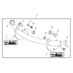 John Deere X300 - PC9519 - Front Bumper - ST541016