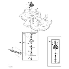 John Deere X300 - PC9519 - Spindles ( - 050000) - ST541367