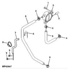 John Deere X300 - PC9519 - Fuel Pump - ST541433