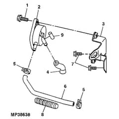 John Deere X300 - PC9519 - Fuel Pump - ST541434