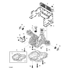 John Deere X300 - PC9519 - Transaxle Case - ST541458