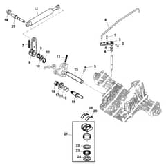 John Deere X300 - PC9519 - Transaxle Control - ST541459