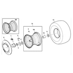 John Deere X300 - PC9519 - Wheels / - ST541475