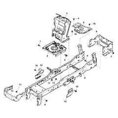 John Deere X300 - PC9519 - Frame - ST541476