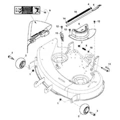 John Deere X300 - PC9519 - Chute / - ST541485