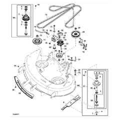 John Deere X300 - PC9519 - Mower Drive - ST541486