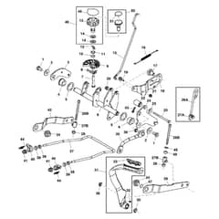 John Deere X300 - PC9519 - Lift Pedal - ST541487