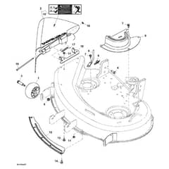 John Deere X300 - PC9519 - Chute / - ST541491