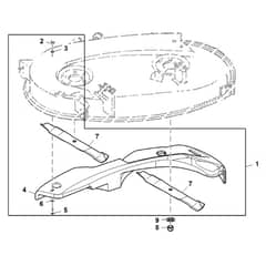 John Deere X300 - PC9519 - Mulch Kit - ST541501