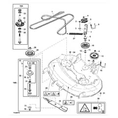 John Deere X300 - PC9519 - Mower Drive ( - 050000) - ST541505