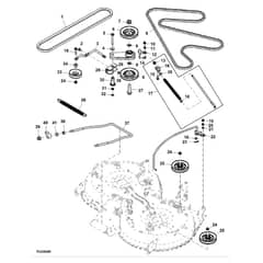 John Deere X300 - PC9519 - Mower Drive (150001 - ) - ST541515