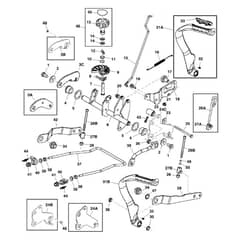 John Deere X300 - PC9519 - Lift Pedal - ST541518