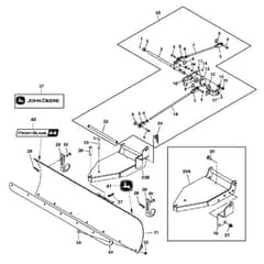 John Deere X300 - PC9519 - Front Mount - ST541539