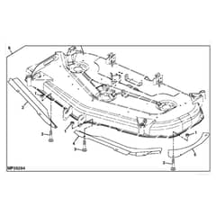 John Deere X300 - PC9519 - Leaf Mulcher - ST541647