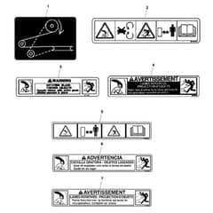 John Deere X300 - PC9519 - Labels - ST541666