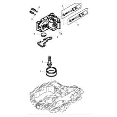 John Deere X300 - PC9519 - Transaxle Center - ST614088